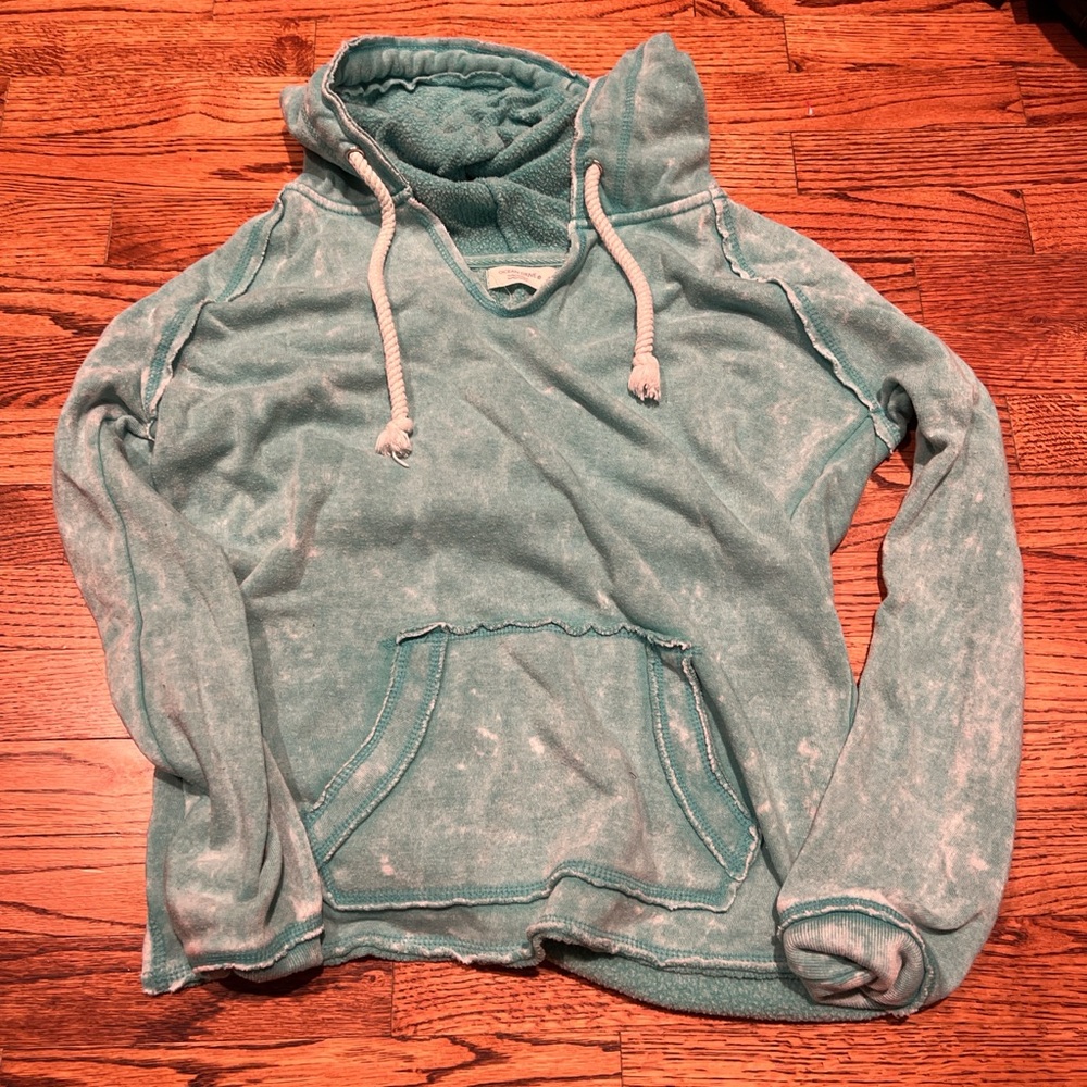 Ocean Drive light blue hoodie